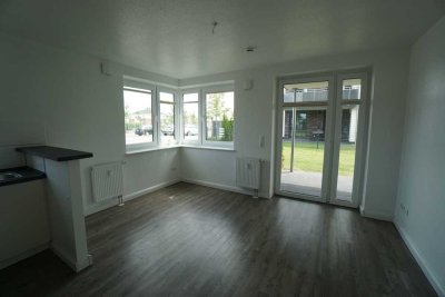 60 m² und überdachte Ost-Terrasse!