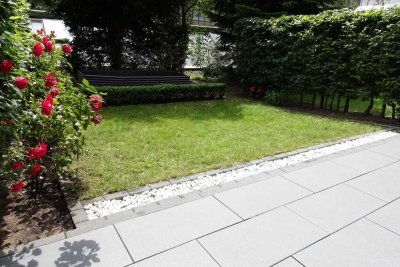 Terrassengarten im Zentrum Krefeld