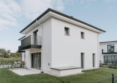 Bauprojekt Saalach Living: hochwertige Doppelhaushälfte