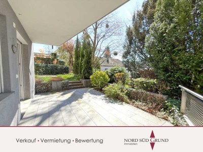 Weststadt Baden-Baden. Sonnige 3-Zimmerwohnung. 88 m². Terrasse. Einzelgarage.