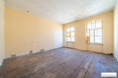 *Neu* Sanierungsbedürftige 1-Zimmer Altbauwohnung beim Clemens Hofbauer Park!