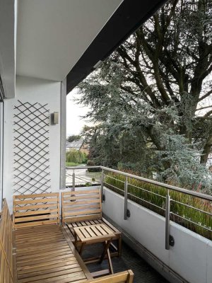 Teilmöblierte 1-Zimmer Wohnung mit EBK, Balkon, Stellplatz und Wellnessbereich