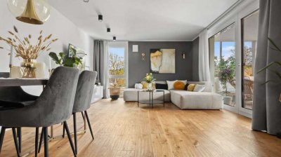 Provisionsfreie, attraktive 3,5-Zimmer-Wohnung in moderner Ausführung mit Balkon und TG-Stellplatz