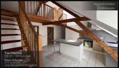 Top-Lage in Trier: Lichtdurchflutete Wohnung im Maisonette-Charakter