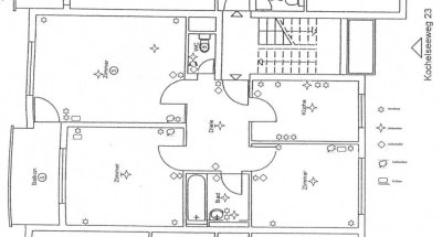 3 Zimmerwohnung mit Balkon und gutem Schnitt in komfortabler Lage
