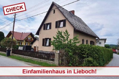 Zentrum Lieboch: Renoviertes Einfamilienhaus &amp; großes Nebengebäude mit Garagenplätzen, Freiplätzen, Werkstatt, Lager und großem Grund