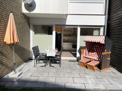 Hooksiel - gute Belegung, zufriedene Gäste - attraktive EG-Wohnung, komplett ausgestattet!