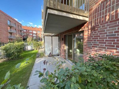 Moderne 3-Zimmer-Gartenwohnung mit Terrasse in Barmbek-Süd – Bezugsfrei & provisionsfrei!