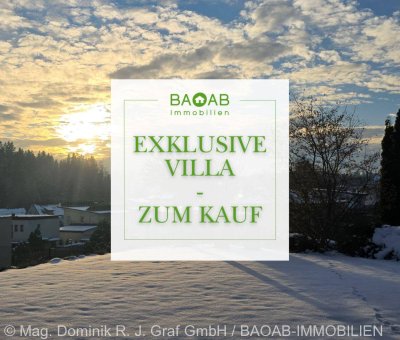 ARCHITEKTEN - VILLA - STADTRAND - BESTLAGE – PANORAMA - WF 260m² / NF 340m² / GRUND 2.135 m²