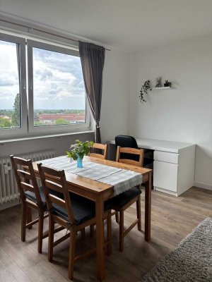 Vollmöbliertes 1-Zimmer-Wohnung mit EBK & südlichen Grünblick
