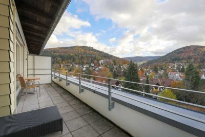 Großzügige 3 -Zimmer-Wohnung mit Dachterrasse in ruhiger Aussichtslage von Bad Herrenalb