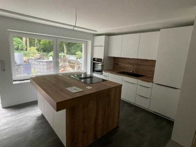 Ansprechende 3-Zimmer-Wohnung mit Terrasse, Garten und Einbauküche in Haltern am See