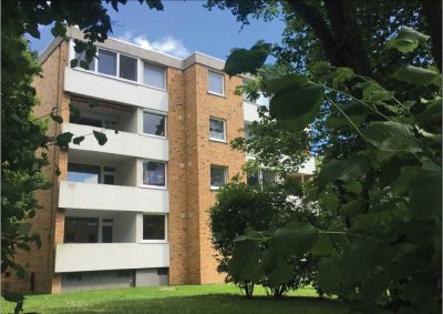 Erdgeschosswohnung mit großem Balkon