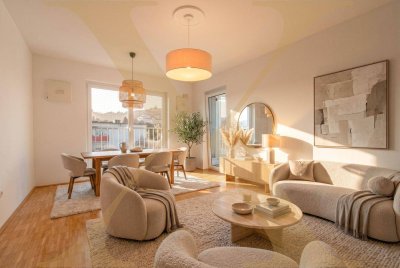 Lichtdurchflutete 2-Zimmer-Wohnung mit Loggia und vollausgestatteter Küche in Urfahr zu vermieten!