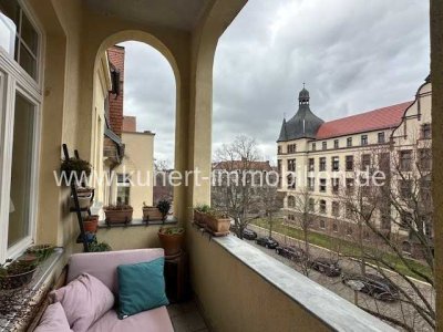 Bezugsfreie 6-Zimmer-Wohnung nahe Pauluskirche mit 193.26 m² Wfl. im 2. OG - Balkon, Loggia, 2 Bäder