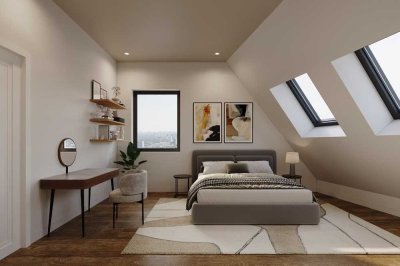 Neubau: 4-Zimmer Obergeschosswohnung mit Balkon und Garten, schlüsselfertig, hochwertige Ausstattung