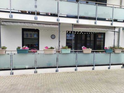 Neubau_helle, 3-Zimmer Wohnung im EG mit Balkon