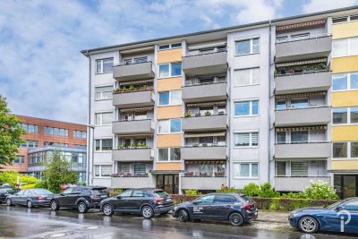 Gut geschnittene 
3 Zimmer-Wohnung nach Bedarf zur 4 Zimmer-Wohnung erweiterbar