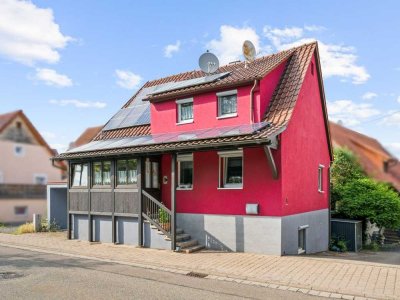 Größer als gedacht - liebevoll saniertes Einfamilienhaus in Sternenfels - einziehen und wohlfühlen