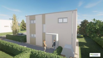Königstetten: Neubau-Einfamilienhaus (Haus 6) der GED Niedrigstenergiehaus-Siedlung "Gartenglück KÖNIGSTETTEN"