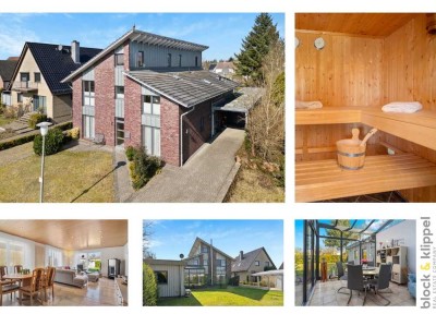 Architektonisches Wohnerlebnis mit Einliegerwohnung – Zentral & ruhig in Neumünster-Faldera