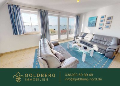 Ferienwohnung - Maisonette Wohnung mit Wasserblick aus jedem Fenster