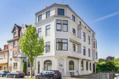 Bremen-Gartenstadt-Süd: 2-Zimmer-Wohnung im Erdgeschoss mit Loggia zur ruhigen Innenhofseite