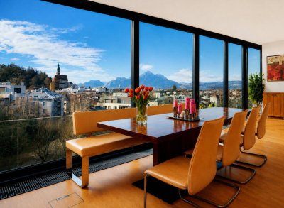 Ein Penthouse im Zentrum von Salzburg: exklusives Wohnen für das anspruchsvolle Paar mit Home Office