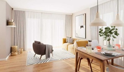 Barrierefreie Erdgeschosswohnung mit großer Terrasse und eigenem Garten