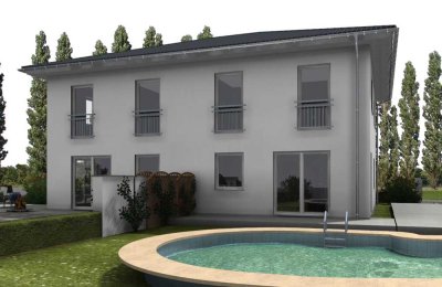 Doppelhaushälfte in Biesdorf mit schönem Grundstück.