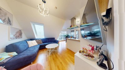 Licht, Luft &amp; Lage: Traum-Maisonette mit 3 Freiflächen