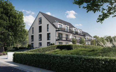 NEUE MITTE STEPPACH // Moderne 3 ZKB Wohnung zum Erstbezug mit sonnigen West-Balkon