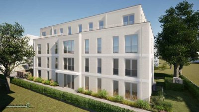 Hochwertige, moderne Wohnung mit Terrasse und eigenem Gartenanteil - Erstbezug!