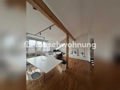 Tauschwohnung: Ostend Penthouse 2 Terassen, Stellplatz