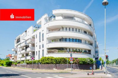Frankfurt-Heddernheim: Helle 3-Zimmer-Wohnung in moderner Wohnanlage mit zwei Balkonen, Aufzug und T