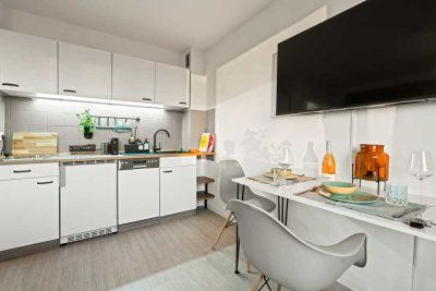Komplett möbliertes Studio mit Seesicht in Friedrichshafen