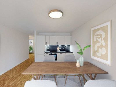 Einziehen und Wohlfühlen: 2-Zimmer-Wohnung mit EBK und Terrasse
