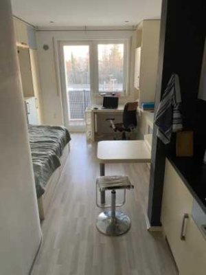 Möblierte 1-Zimmer Wohnung zur Untermiete 01.02.26 bis 15.06.26 mit Balkon in Garching