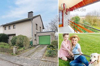PHI AACHEN - Gemütliches Familienhaus mit Garage auf sonnigem Grundstück in Jülich-Broich!