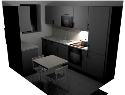 3-Zimmer-Wohnung, 2025 renoviert - Einbauküche u. PKW Stellplatz möglich