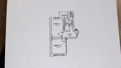 Helle 2-Zimmer Wohnung im 3. OG mit Balkon in Kiel-Südfriedhof