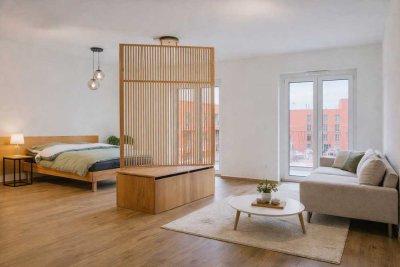 Hannover KRONSRODE Neubau: Einbauküche, Süd-Balkon, Fußbodenheizung, Lift, Tiefgarage, Keller