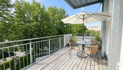 Sanierte 3-Zimmer-Altbauwohnung mit ca. 13,5 m² Balkon I bezugsfertig
