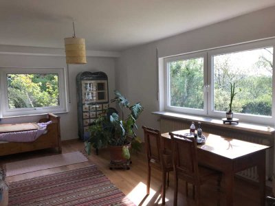 Schöne 3-Zimmer-Wohnung mit Terasse und Garten in Büdingen, Hanglage mit Fernblick