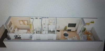 Neubauwohnung 43qm mit Balkon und Tiefgaragenstellplatz in Bubenreuth