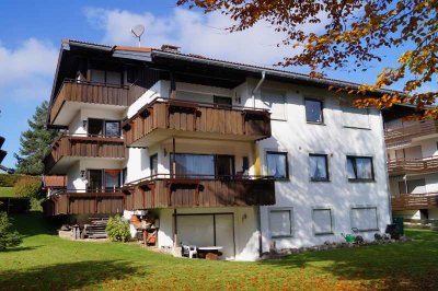 Schöne Aussichten - 3-Zi. - Wohnung in ruhiger bevorzugter Lage von Oberstaufen