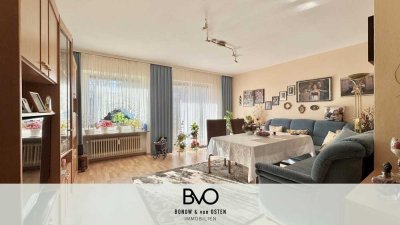 Drei-Zimmer-Wohnung mit Süd-West-Balkon und Carport