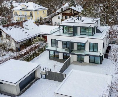 Luxuriöses 6-Zimmer Doppelvilla mit Garagen in Starnberg