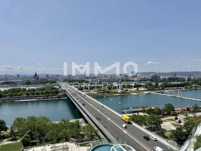 ERSTBEZUG: Anlegerwohnung direkt an der neuen Donau mit herrlichem Stadtblick!