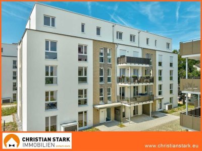 -verkauft- Modernes Wohnensemble:  4 Zimmer-Wohnung mit Grünblick, Einbauküche, 2 TG-Plätze!